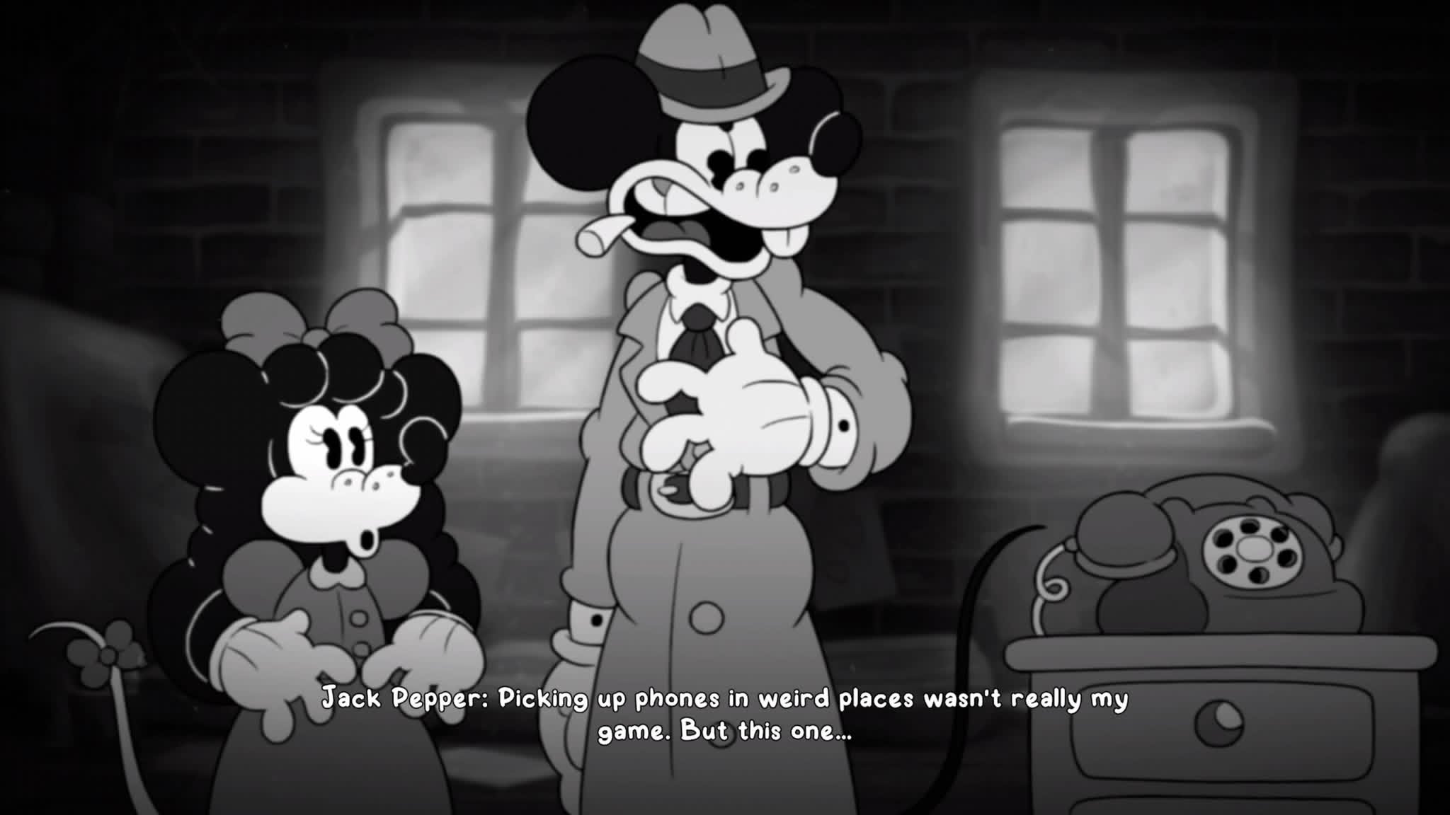 Jack answers the phone
